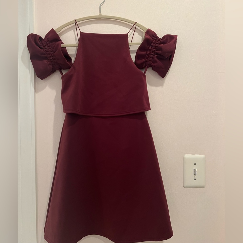 Maroon Dress